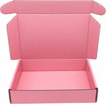 Small Shipping Boxes 8x5.5x1.6 Inch, Pink Cardboard Box Mailers 25 Pack