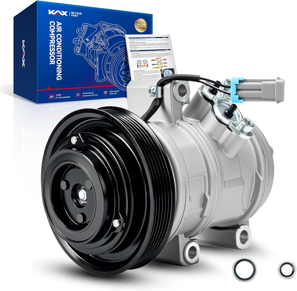 KAX 68337 AC Compressor w/Clutch for Hummer H3 2006-2010 3.5/3.7L