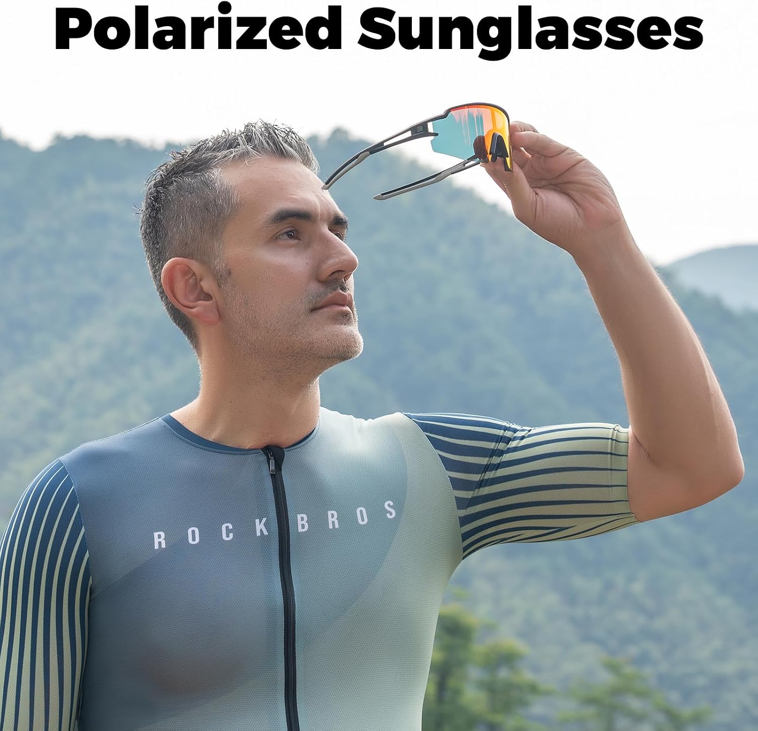 Polarized Sunglasses UV400 Sport Lightweight | Cycling Glasses, UV400 Protection, Anti-Glare Polarized Lens, 22g