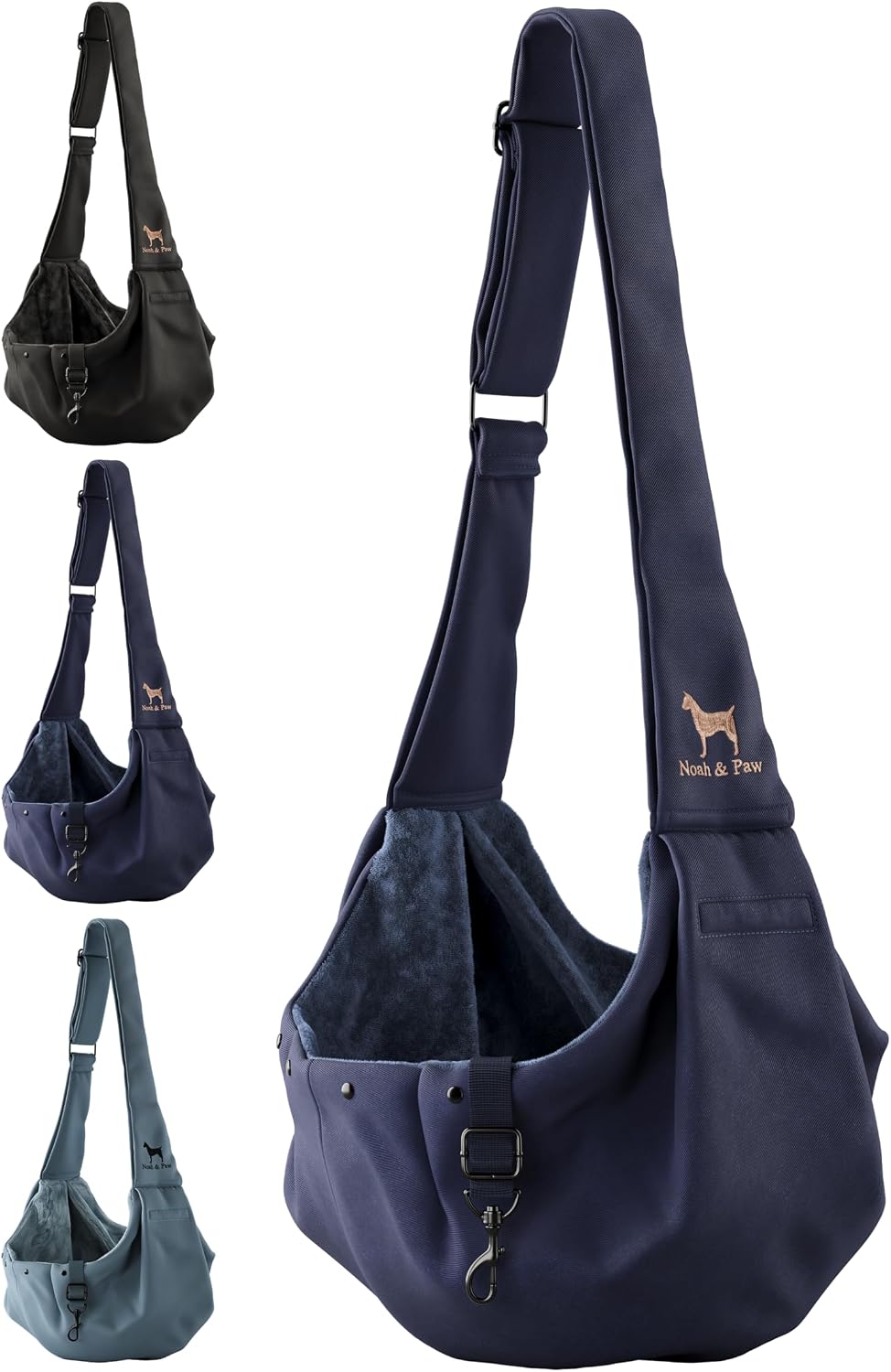 Dog Sling Carrier for Small Dogs 5-18lb, Dog Sling for Small Dogs and Cats, Dog Carrier with Adjustable Padded Strap