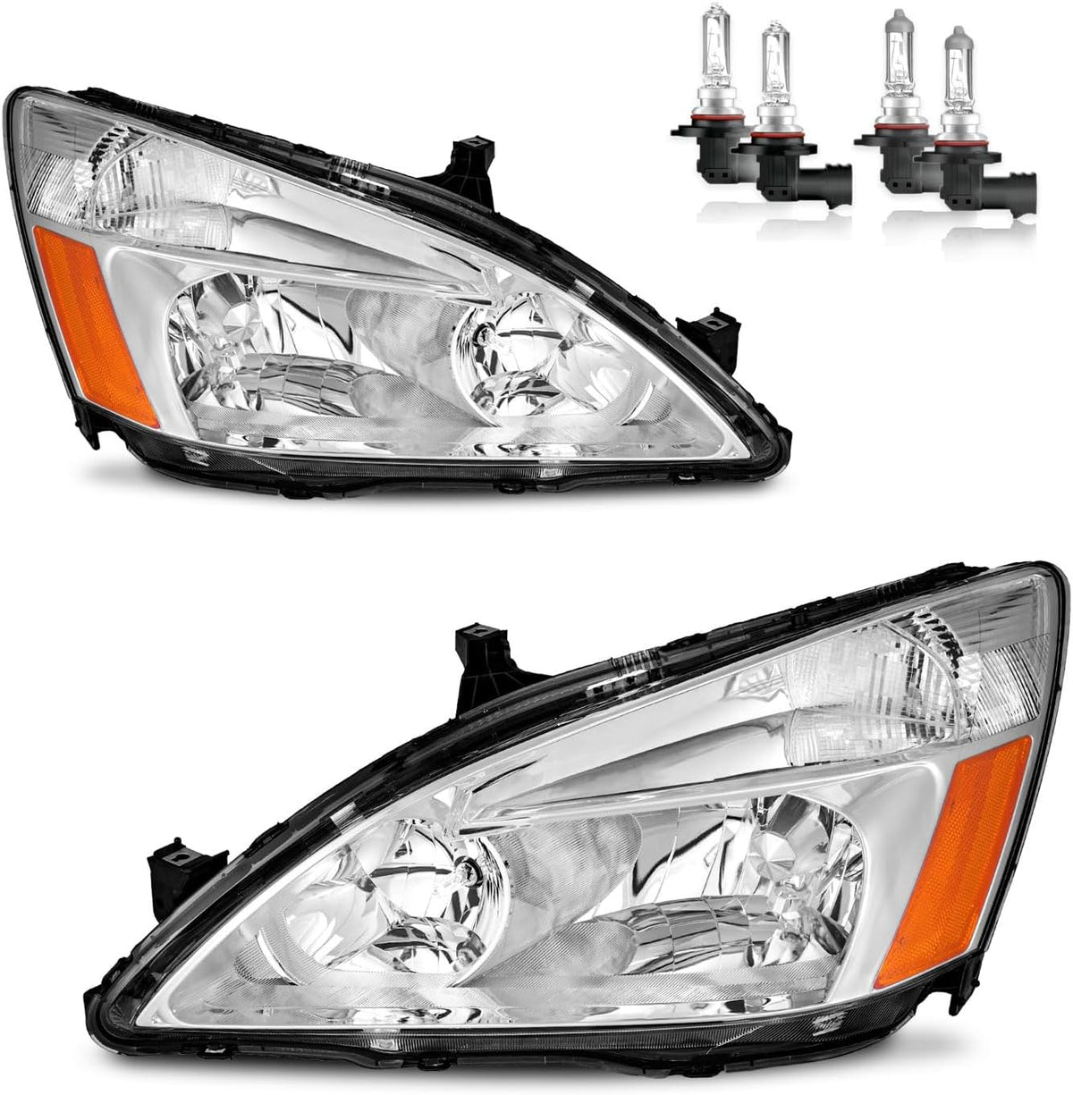 Headlights Assembly for 2003-2007 Honda Accord Sedan/Coupe