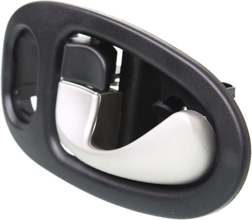 Garage-Pro Interior Door Handle Compatible with 2002-2005 Saturn Vue Front, Driver Side Black Bezel with Silver Lever