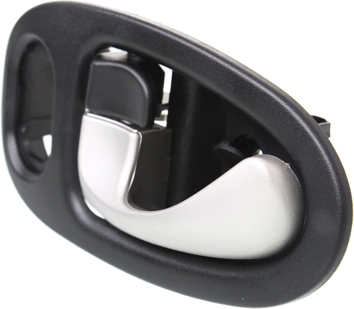 Garage-Pro Interior Door Handle Compatible with 2002-2005 Saturn Vue Front, Driver Side Black Bezel with Silver Lever
