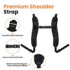 Zookpr Backpack Vacuum Cleaner Shoulder Strap PV100 Replacement for Proteam