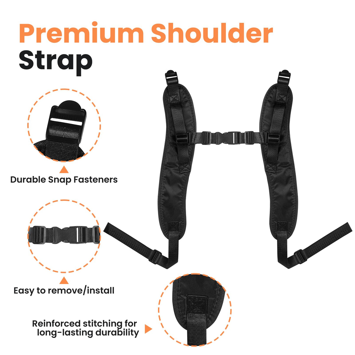 Zookpr Backpack Vacuum Cleaner Shoulder Strap PV100 Replacement for Proteam