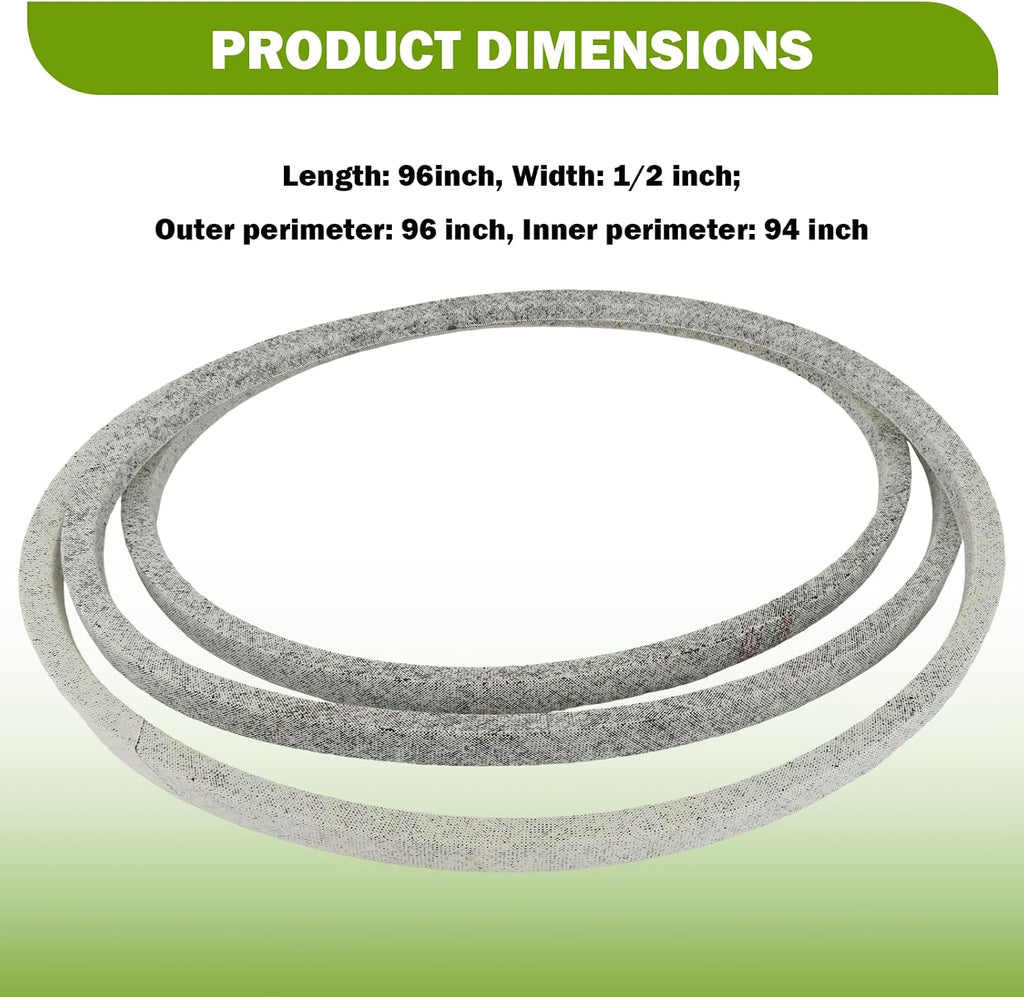42" Deck Drive Belt for Murray M155-42, M15542, M175-42, M1642, M195-42