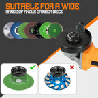 2 Pcs Quick Release Angle Grinder Nut, 5/8"-11 & M14