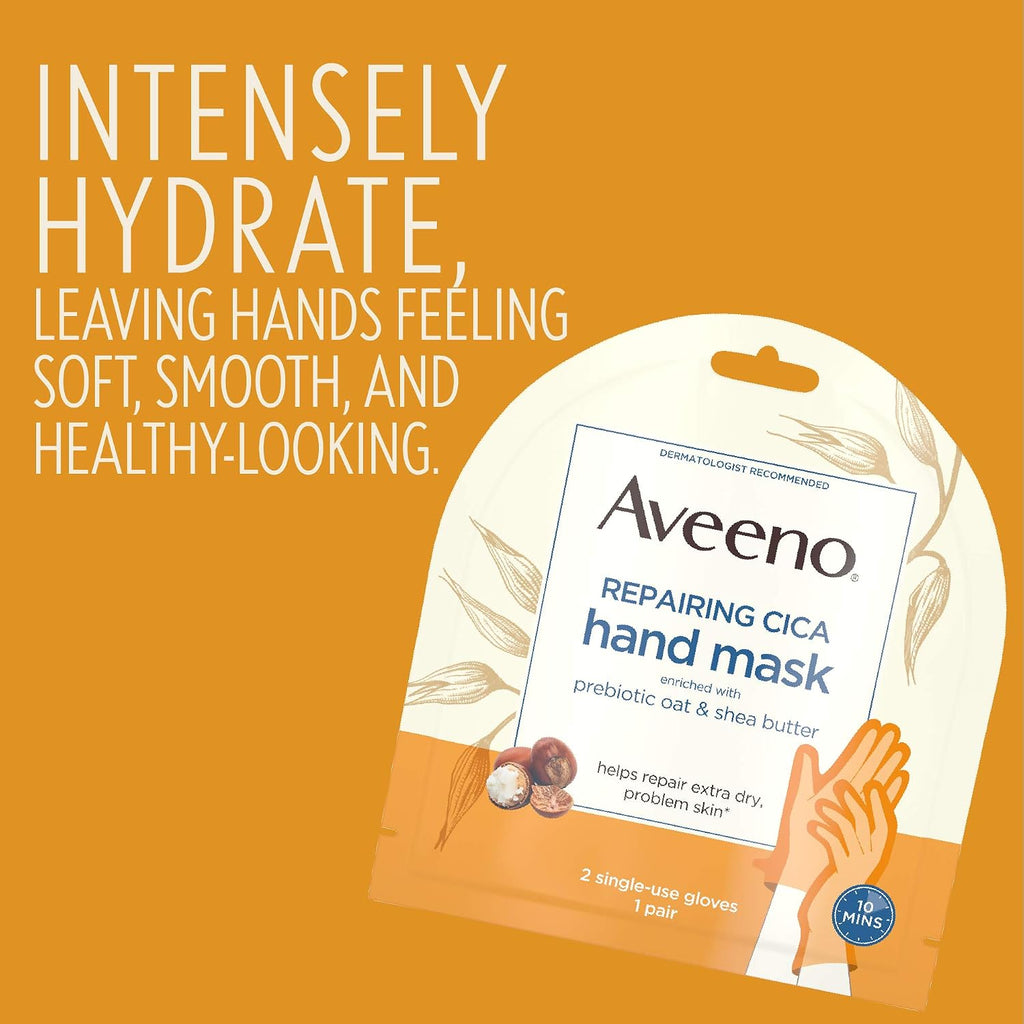 Repairing CICA Foot Mask & Hand Mask with Prebiotic Oat and Shea Butter