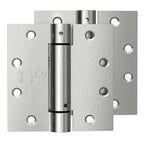 2 Pack Self Closing Door Hinges 4.5 Inch, Spring Loaded Door Hinges