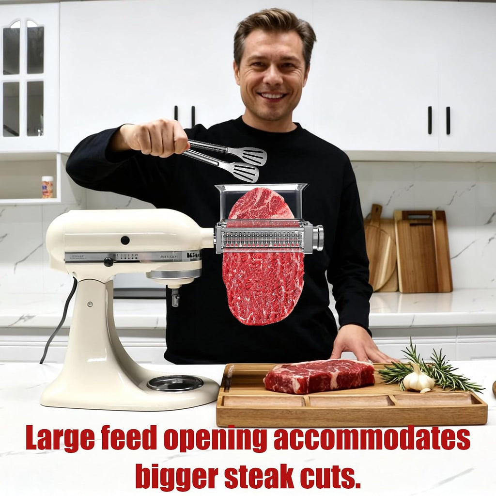 Stainless Steel 3 Adjust Meat Tenderizer Attachment for KitchenAid Mixer