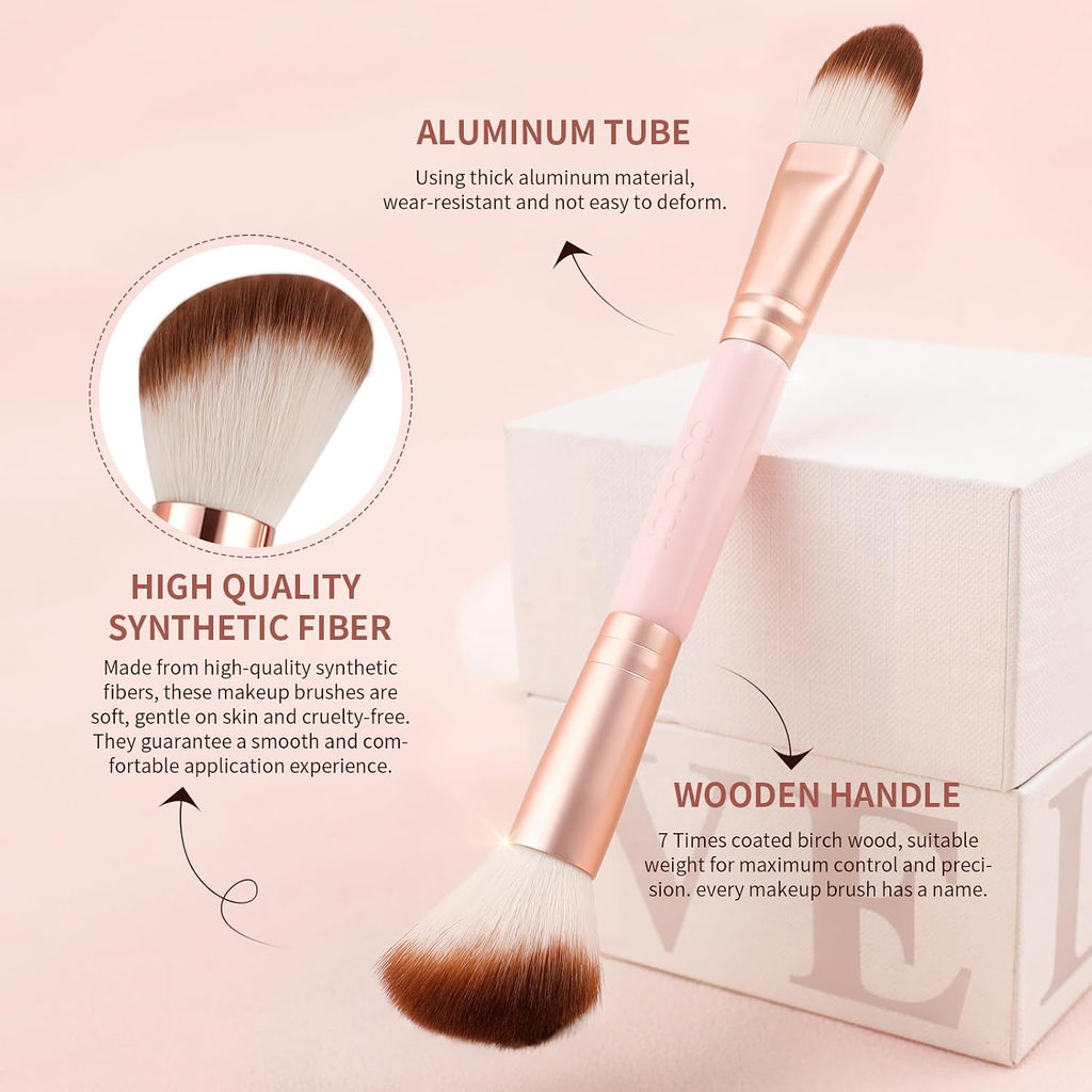 6 Piece Dual-Sided Eyeshadow Brushes - 12 Functions in 1 Set