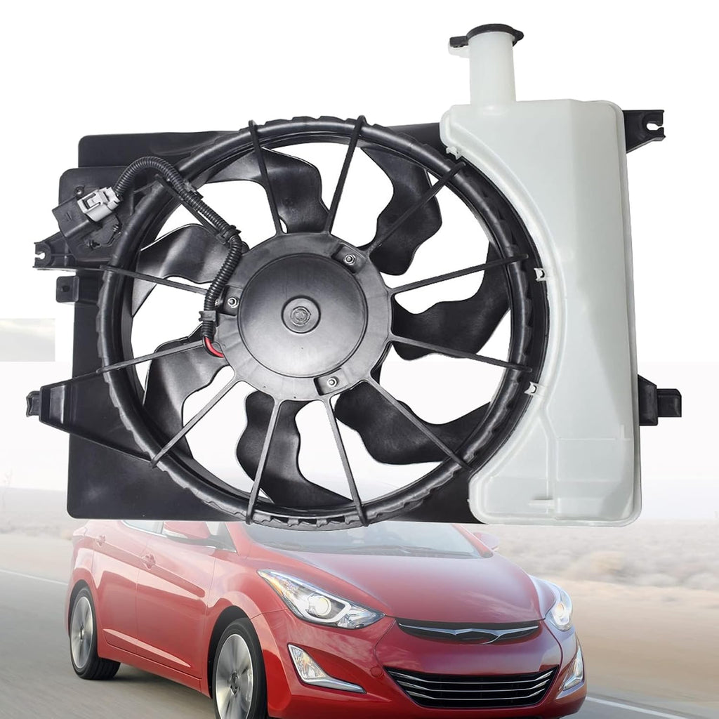 Radiator Condenser Cooling Fan Replacement for Elantra 2014-2016