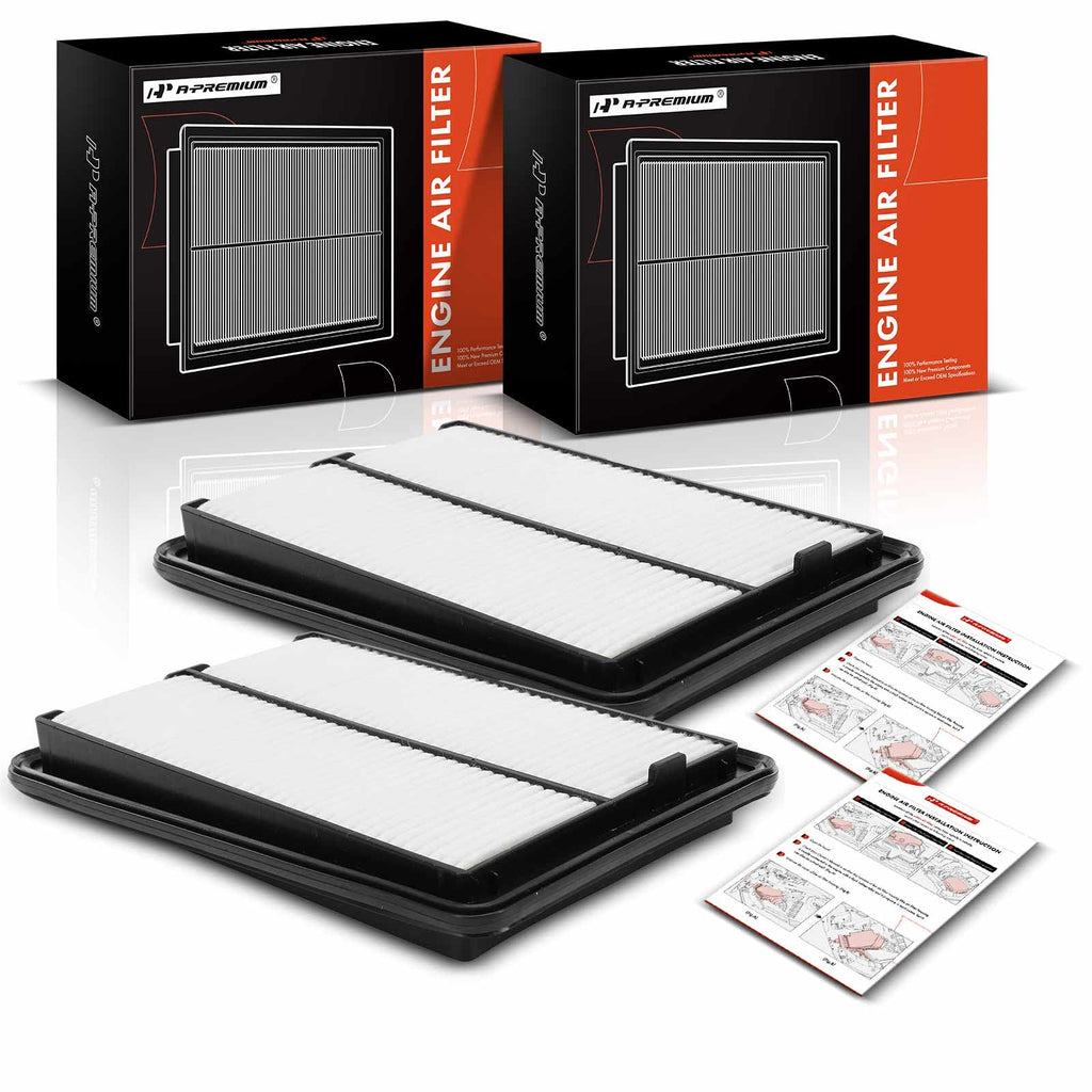 A-Premium 2-PC Engine Air Filter Compatible with Nissan Models