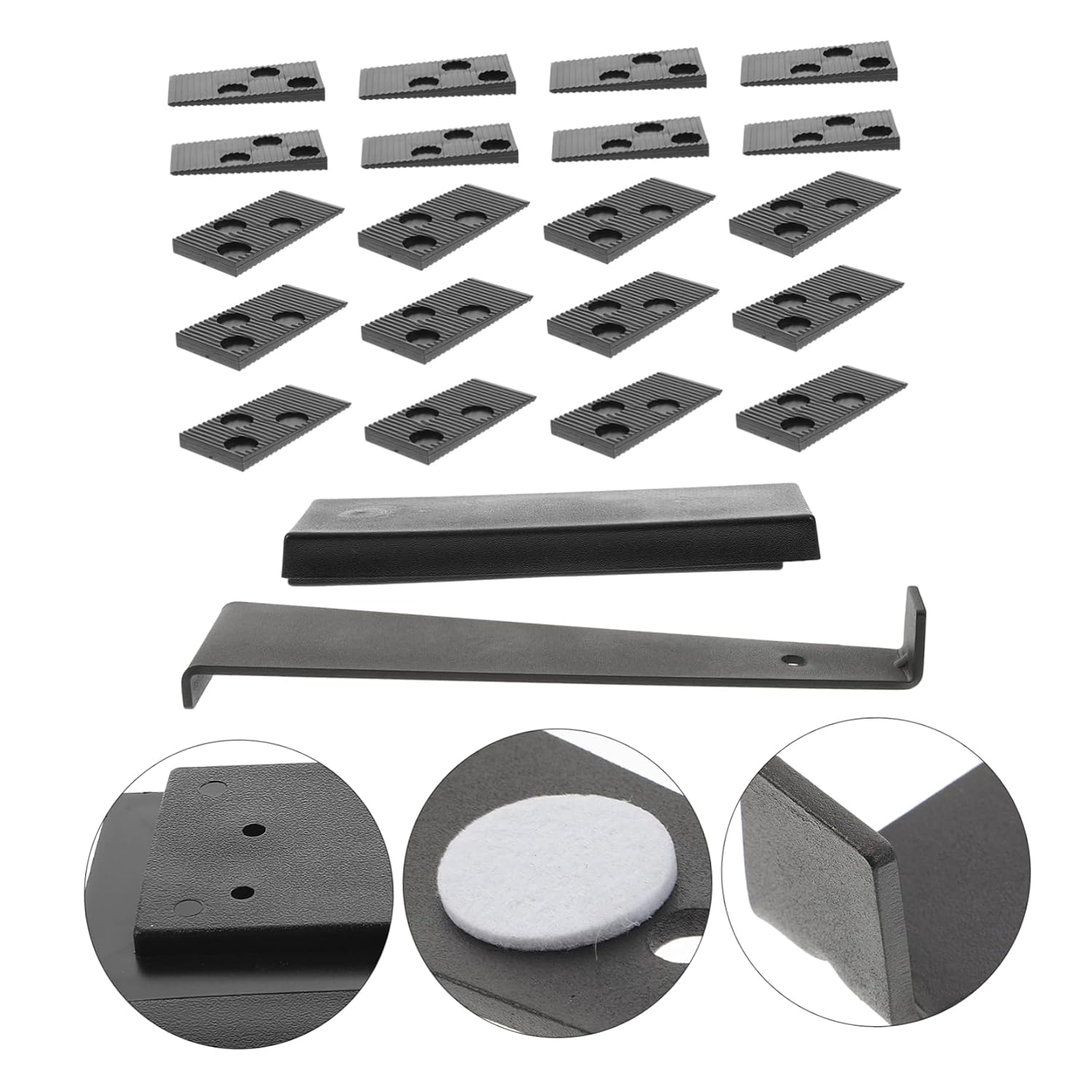 1set Flooring Installation Kit Tapping Block Spacers and Pull Bar for Easy Vinyl Plank and Laminate Installation