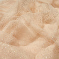 Glitter Tulle Fabric, 60" Wide Champagne Tulle Fabric 10 Yards