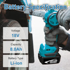 4Pack 8000mAh BL1860B Replacement for Makita 18V Battery