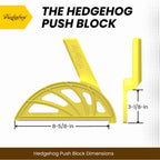 Hedgehog Woodworking Push Block for Table Saws, Jointers & Routers