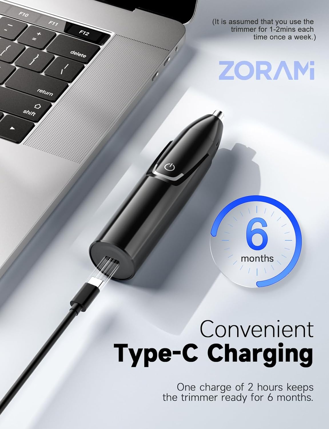 Rechargeable Ear and Nose Hair Trimmer - 2026 Professional Painless Eyebrow & Facial Hair Trimmer for Men Women