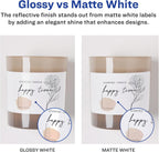 Shipping Labels, Sure Feed and Easy Peel Technology, Glossy White Labels, 2" x 4", Permanent Adhesive, Laser/Inkjet