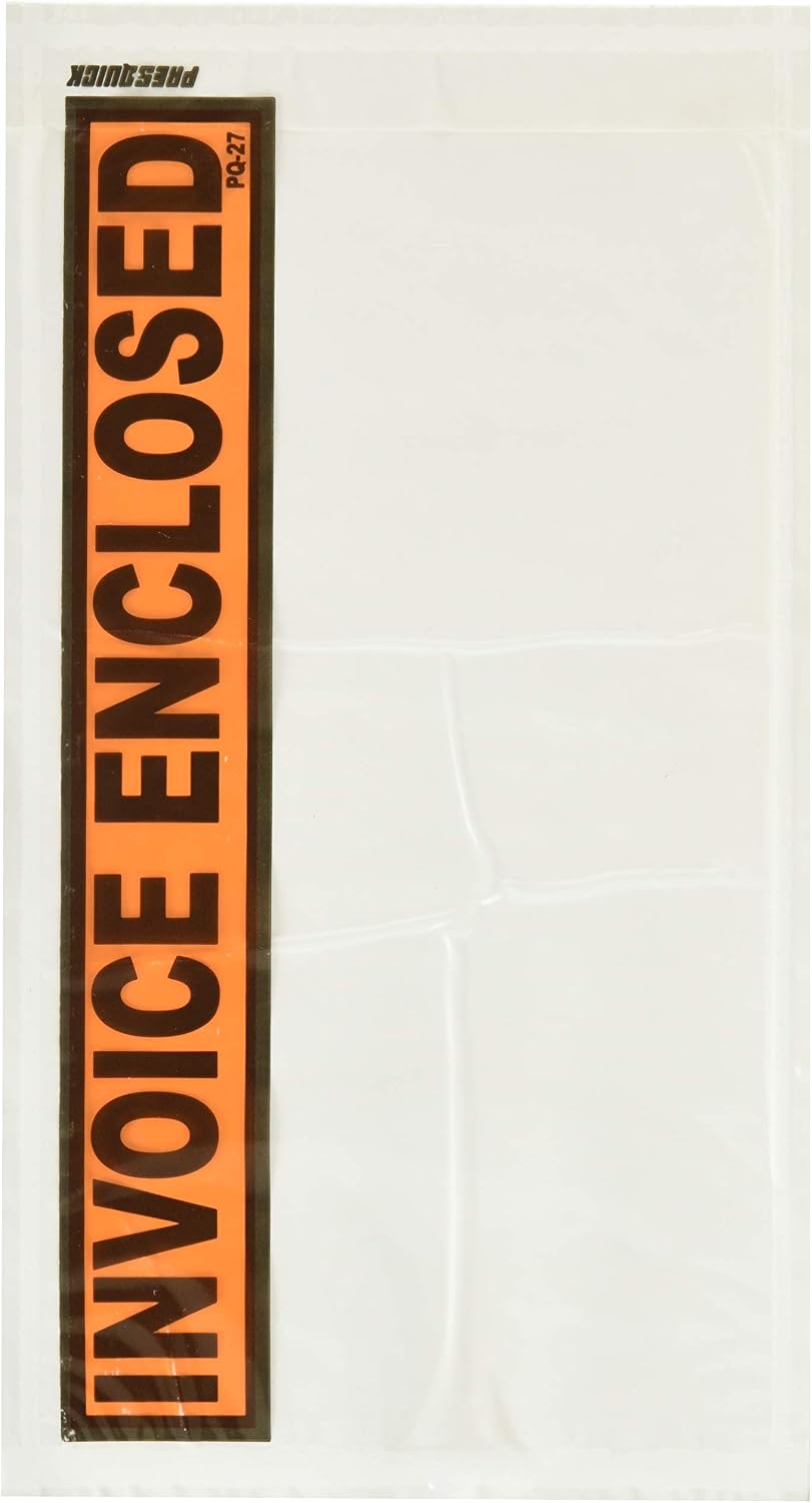 5 1/2 x 10" Panel Face Invoice Enclosed Envelope, 1000/Case (ENVPQ27)
