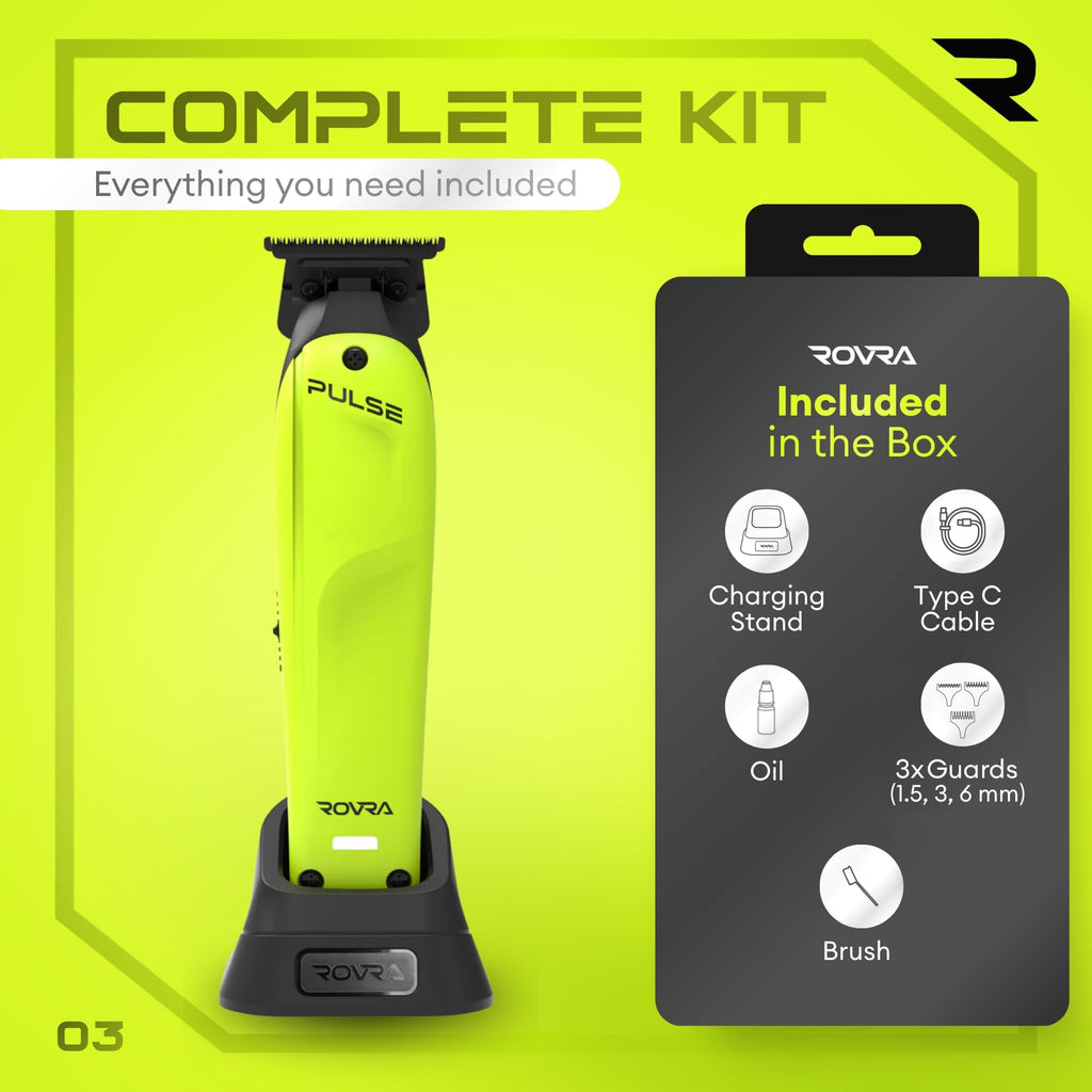 Cordless T-Blade Liner Trimmer for Men, Zero-Gap Line Up Outliner