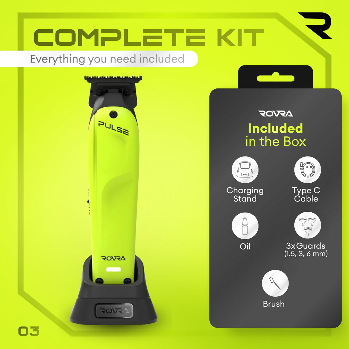 Cordless T-Blade Liner Trimmer for Men, Zero-Gap Line Up Outliner