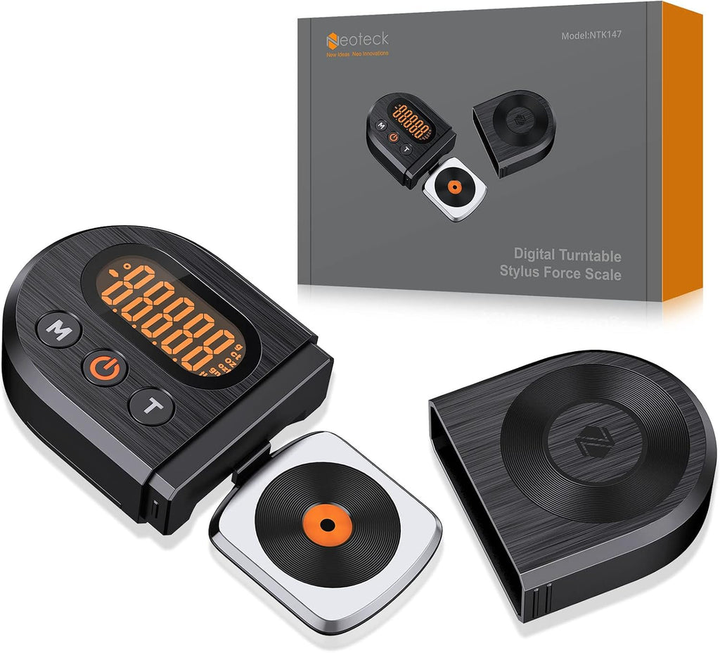 Neoteck Upgraded Digital Turntable Stylus Force Scale Gauge