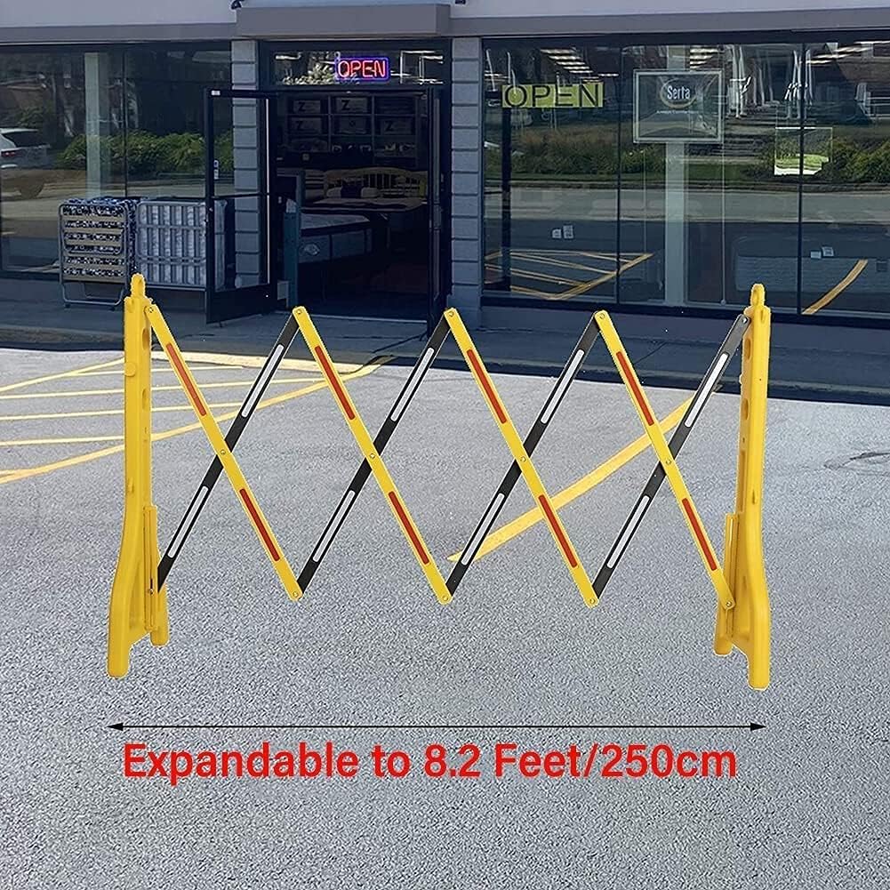 Expandable Mobile Barricade 2 Pcs Expandable Mobile Barricade | Plastic Safety Traffic Gate Fence Water Filled