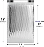 Thermal Insulated Mailers 8.5x11, Cold Shipping Envelopes, 100 Pack