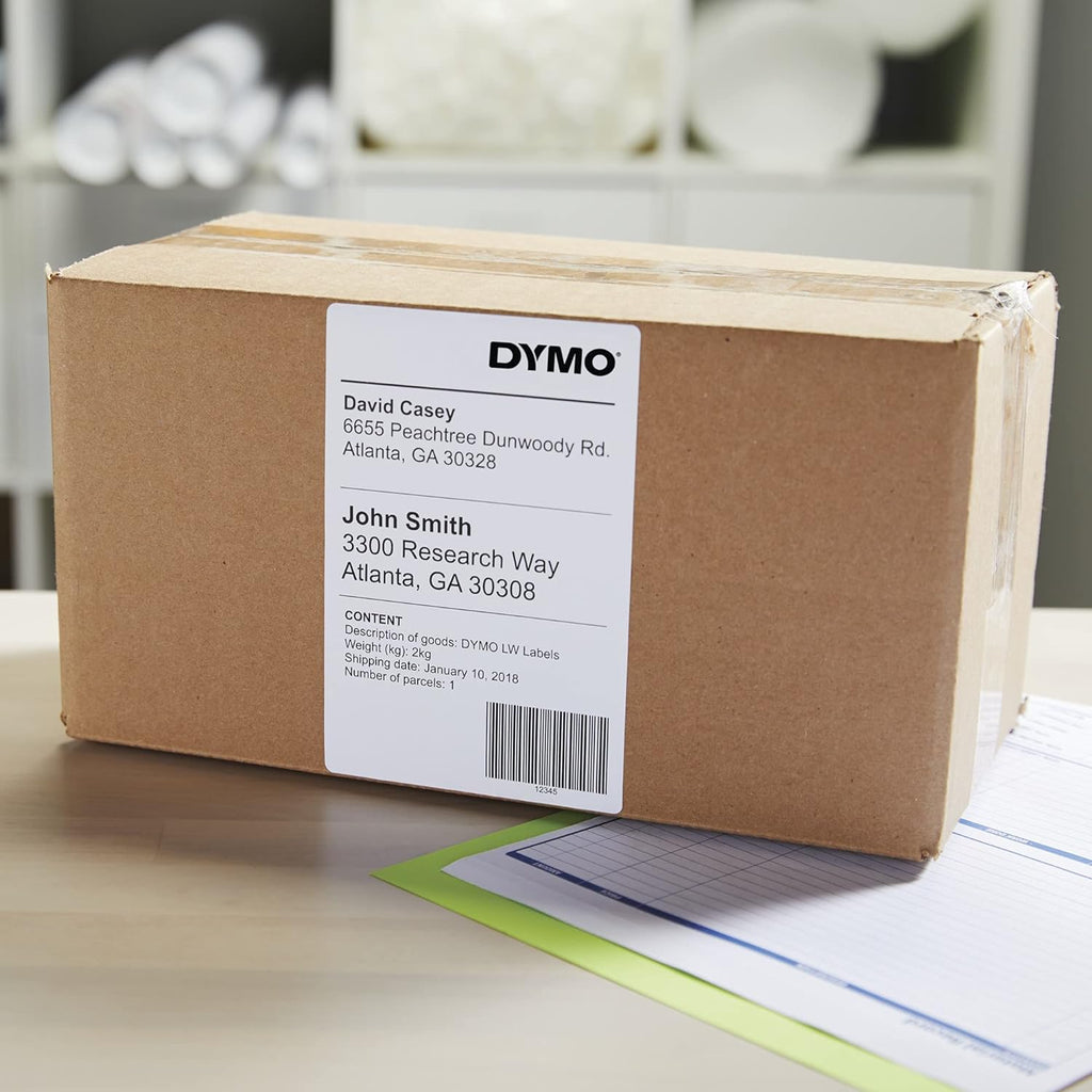 Authentic LW Extra-Large Shipping Labels, for LabelWriter 5XL and 4XL Label Printers Only, 4" x 6", White, 1 Roll of 220