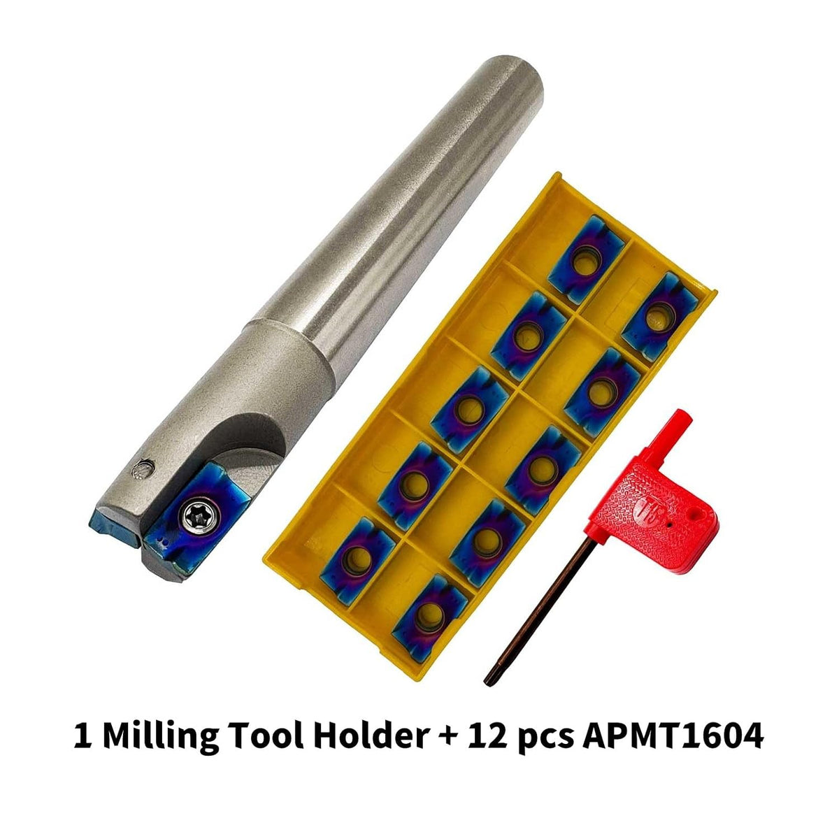 End Mill Tool Holders with APMT1604 Milling Inserts for Hard Steel