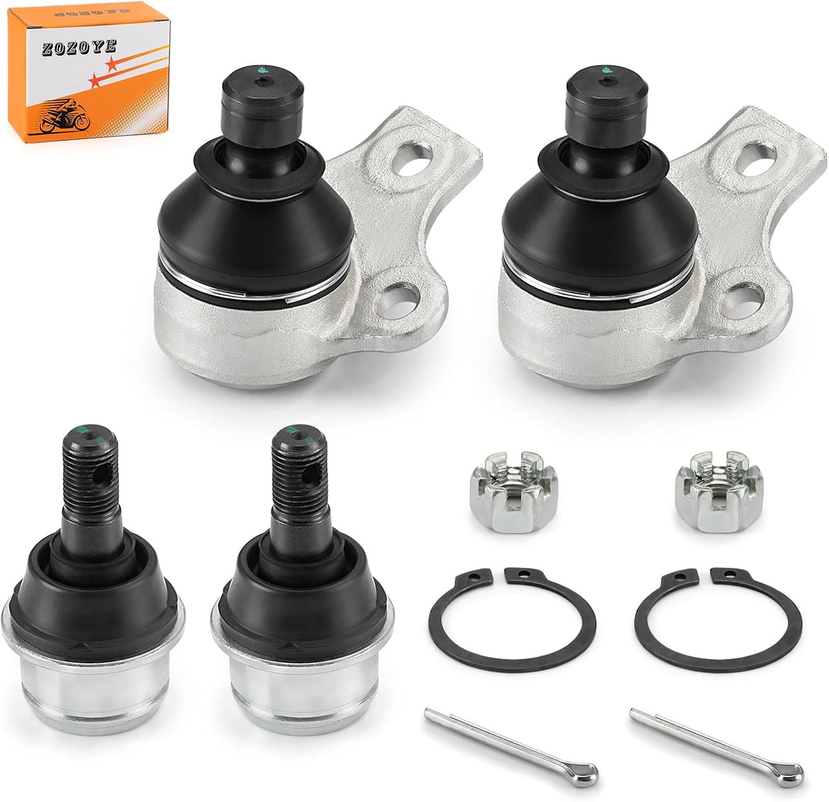 Upper + Lower Arm Ball Joint Kit for Can-Am Outlander 650 800 800R 2006-2012