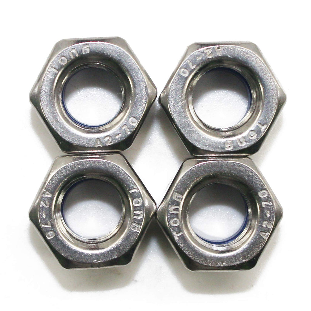 Fullerkreg M5 x 0.8mm Self-Locking Nylon Insert Hex Lock Nuts