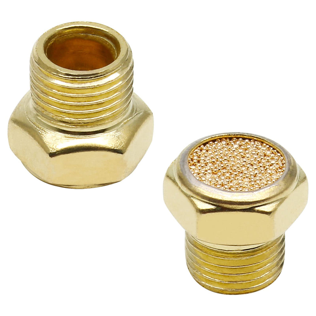 PHITUODA Air Pneumatic Muffler, 1/8" Male Thread, 10pcs