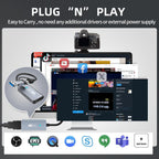 Video Capture Card, 4K Input HDMI to USB 3.0 A/C, 2K 30FPS Capture | 1080P 60FPS Capture Card for Streaming