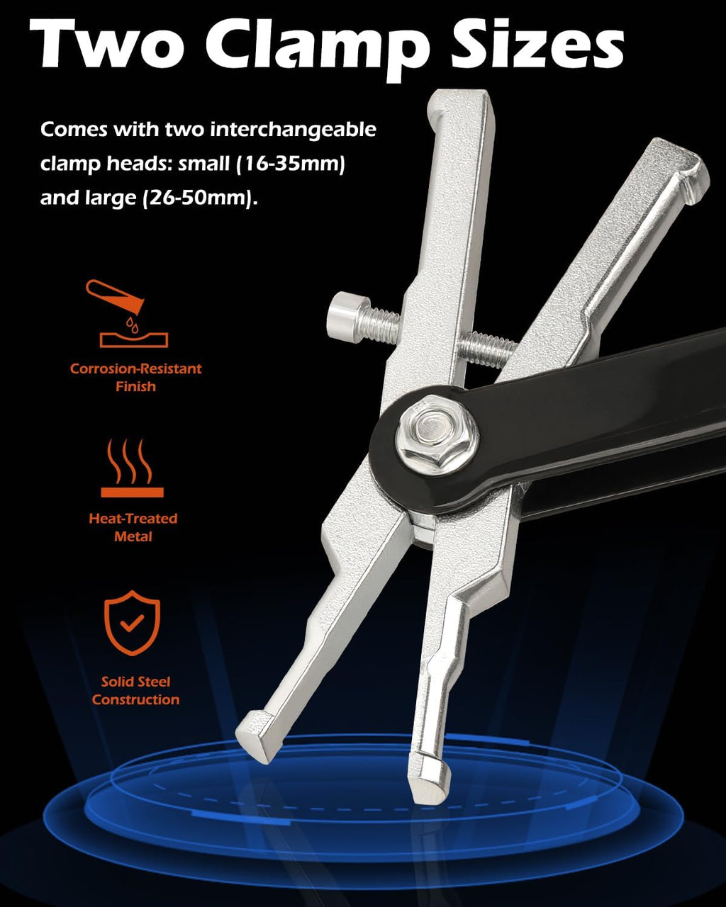 Inner Bearing Puller Double-Headed Slide Hammer Blind Hole Collet 16-45mm