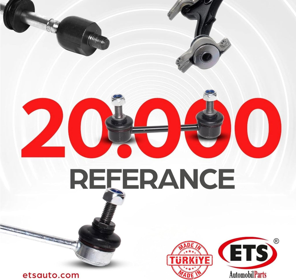 ETS 2Pc Front Outer Tie Rod End Kit ES800952 Fits Ford Explorer 2011-2019, Police Interceptor 2013-2019, Police Interceptor Utility 2013-2019, Special Service Police 2014-2018, Flex 2016-2019