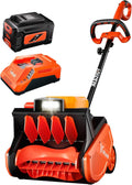 56V Cordless Snow Shovel, 14" Electric Snow Blower, 2000W Brushless Motor Battery Snow Shovel, 26FT Throw Distance