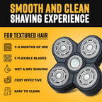 Deluxe Replacement Rotary Shaver Head