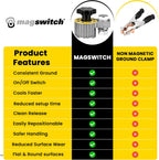 Magswitch 300 Amp Switchable Magnetic Welding Ground Clamp