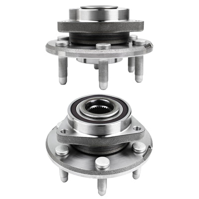 Acinoparts Pair Wheel Bearing and Hub Assembly Front/Rear
