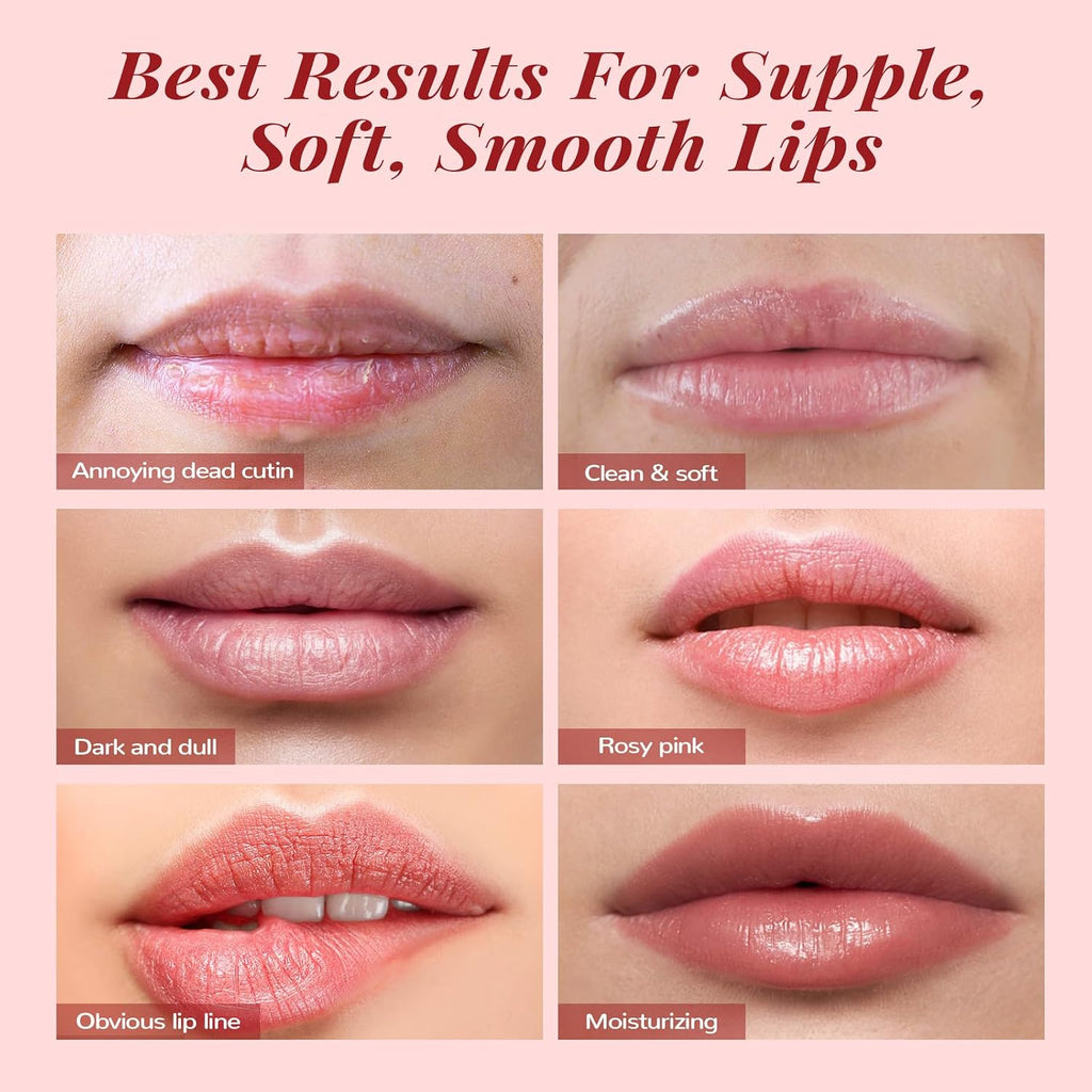 Lip Scrub & Lip Mask Set, Strawberry