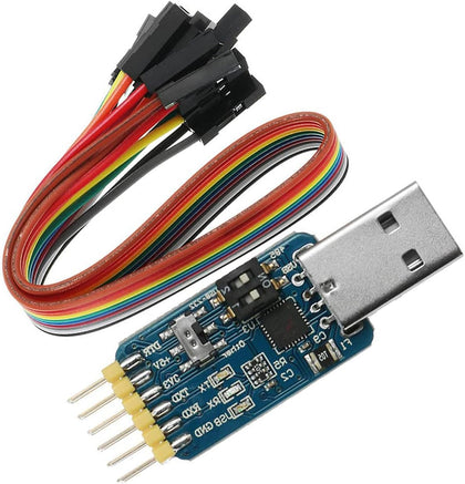 CP2102 USB to TTL 232 485 Converter, 6-in-1 Debug Tool