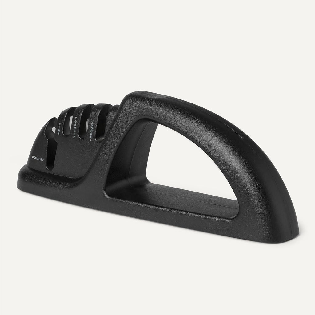 4-in-1 Knife Sharpener with Non-Slip Base, Includes Safety Glove