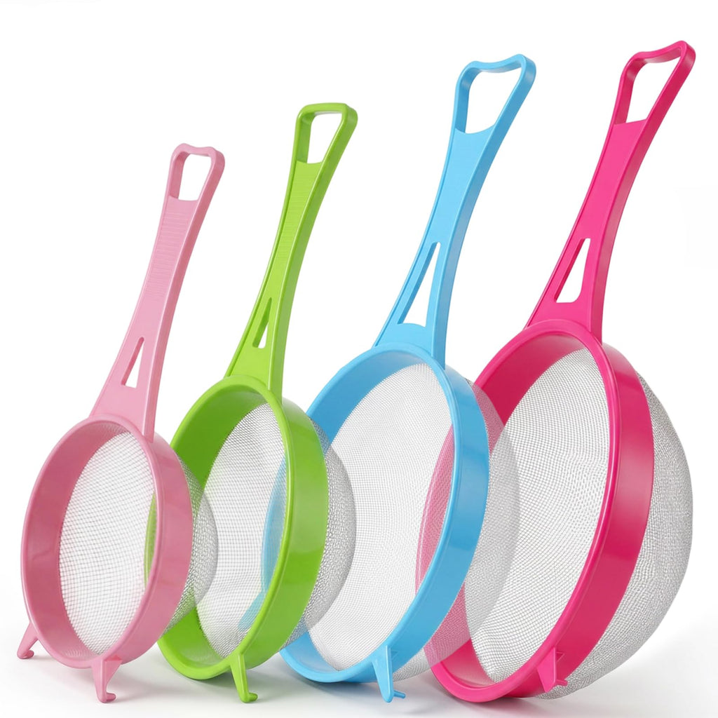 4 Pcs Plastic Strainer Plastic Colander Strainer for Kefir Grains