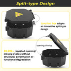 MIARALA Black Open Splice Junction Box (10 Pack)