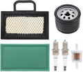 499486S 698754 Air Filter with with 492932S AM125424 Oil Filter | Fits B&S Intek Extended Life Series V-Twin 18-26 HP