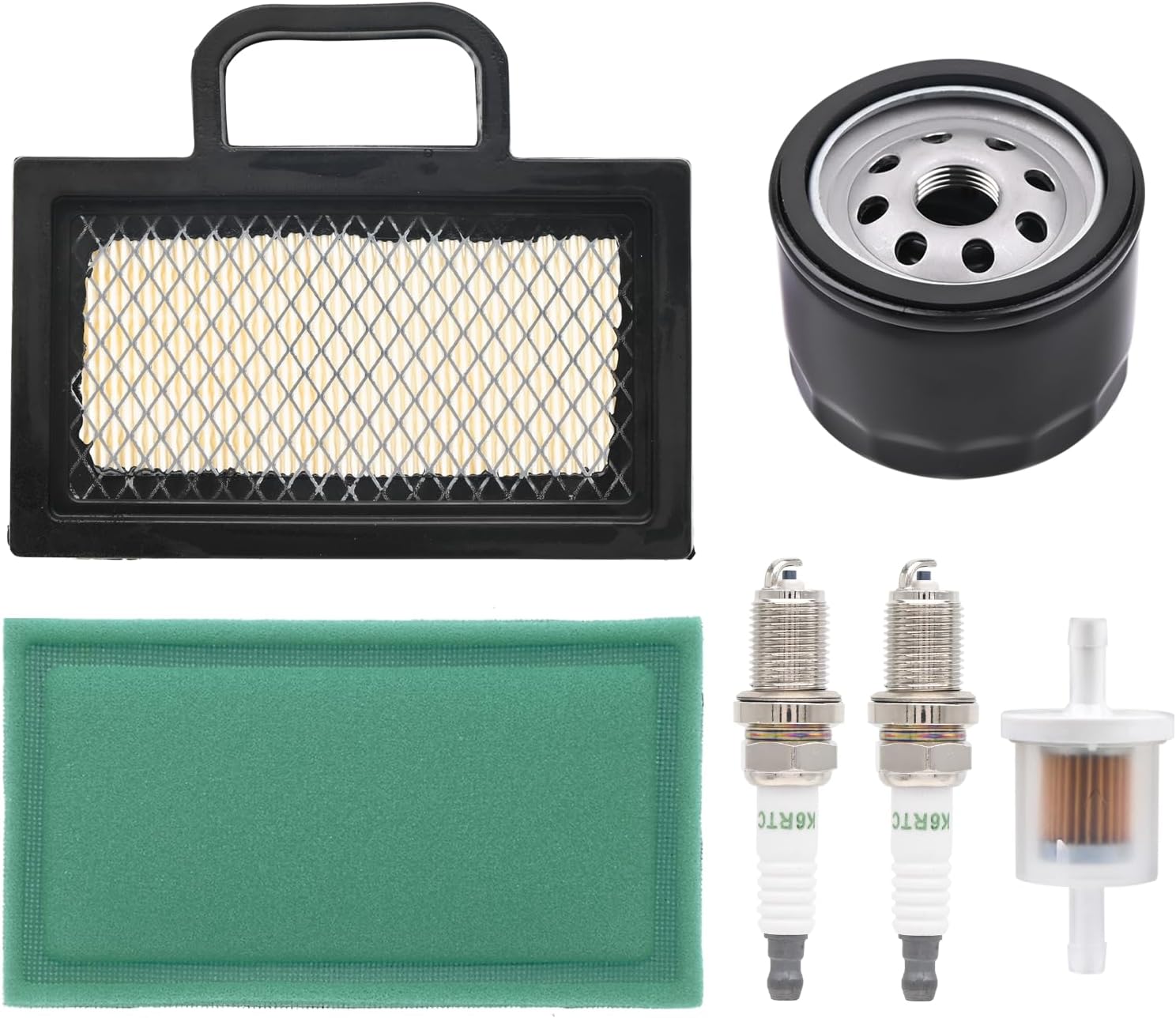 499486S 698754 Air Filter with with 492932S AM125424 Oil Filter | Fits B&S Intek Extended Life Series V-Twin 18-26 HP
