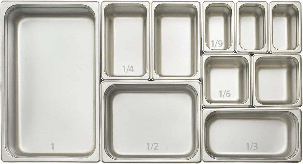 Anti-Jamming Steam Pan, 1/3 by 6-Inch, Standard Weight