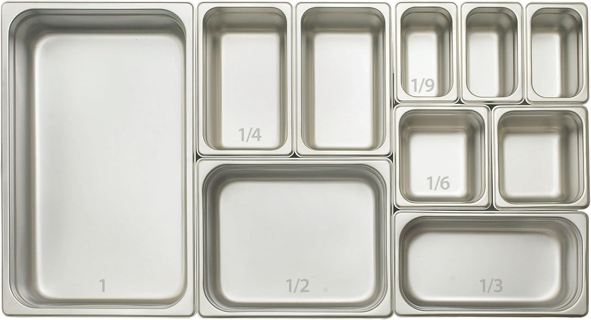 Anti-Jamming Steam Pan, 1/3 by 6-Inch, Standard Weight